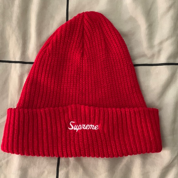 Supreme Other - Supreme Loose Gauge Beanie Red